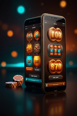 Smartphone avec l’app Riverspin